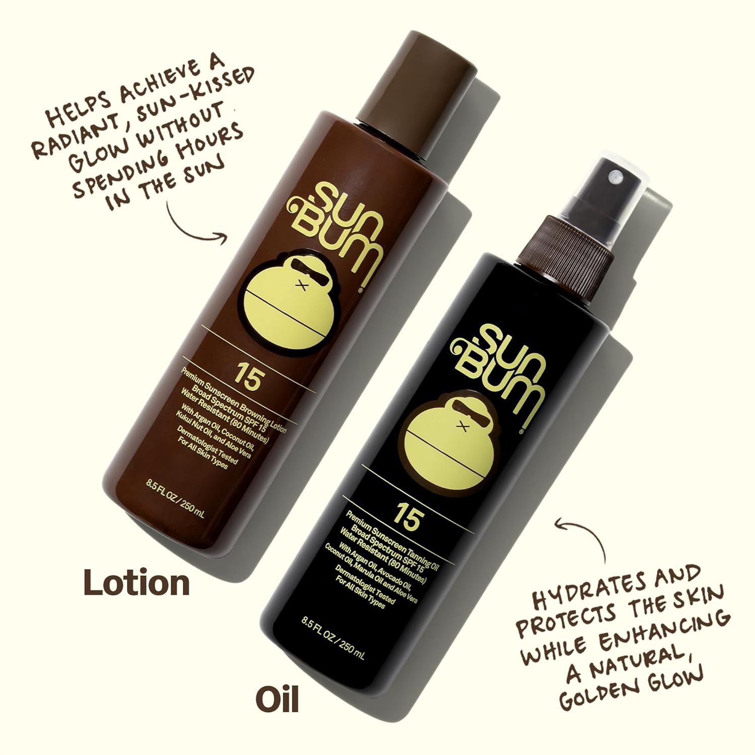 Thumbnail 3 de Sun Bum SPF 15 Moisturizing Tanning Oil (Vegan) — Broad Spectrum UVA/UVB Protection, 8.5 oz