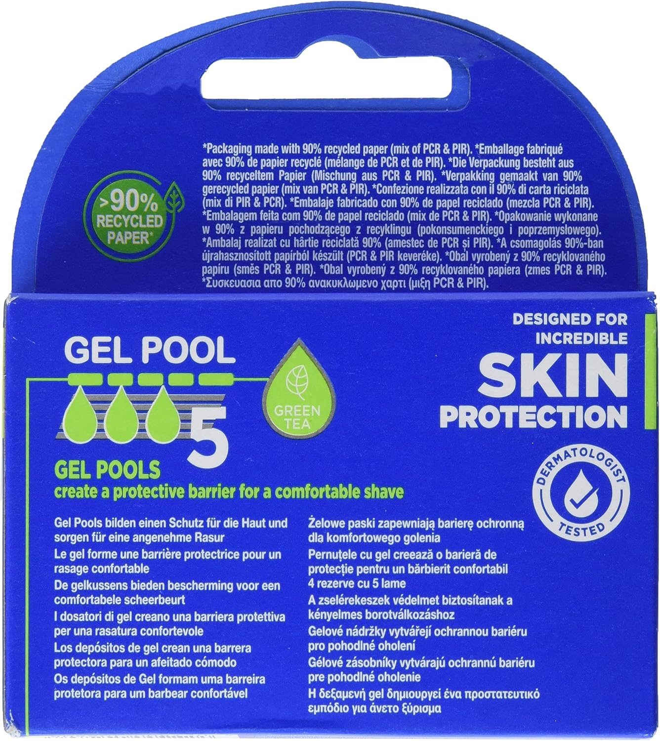 Detalle de Wilkinson Sword Hydro 5 Groomer / Power Select Rasierklingen – 4 Stk
