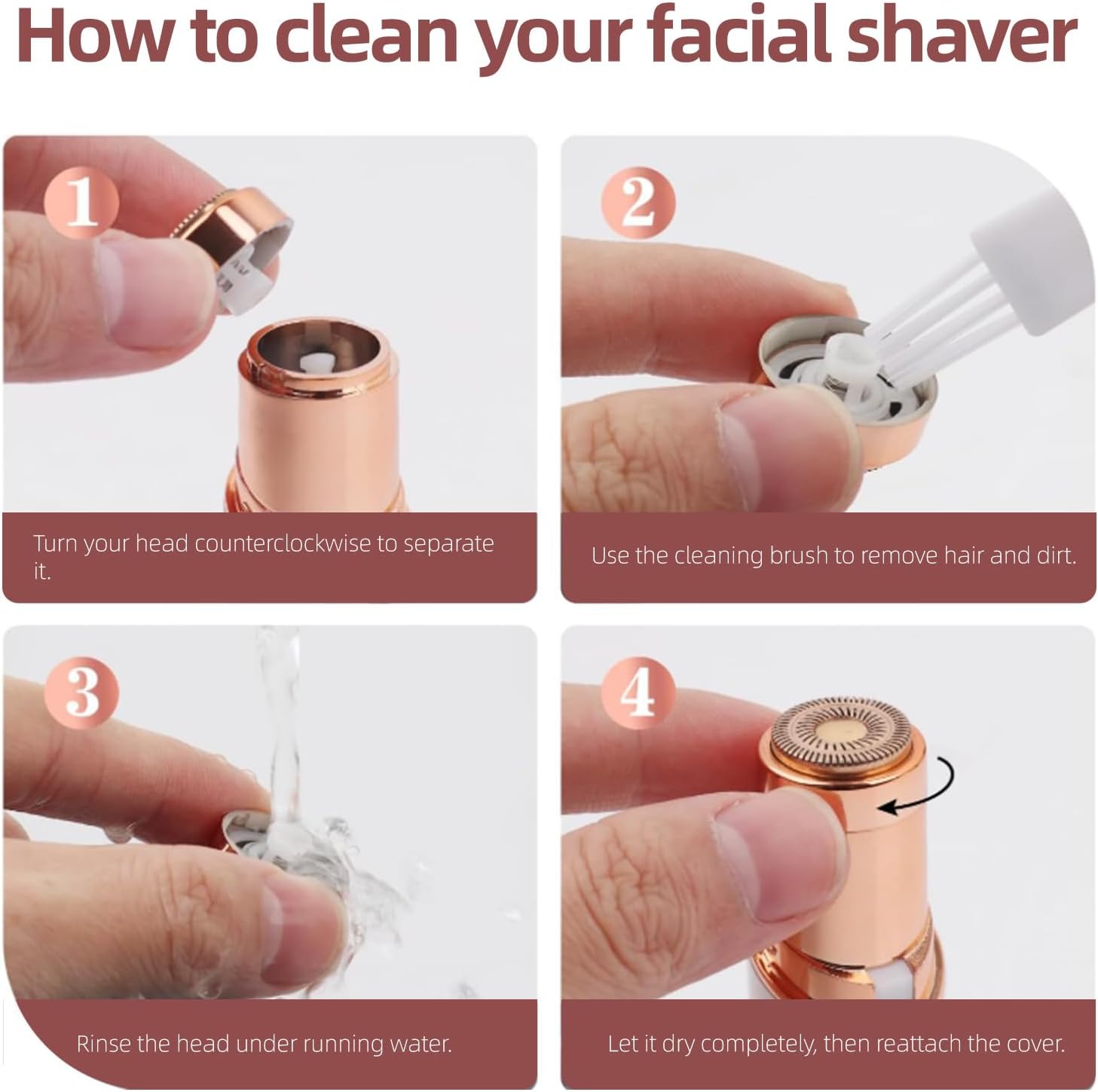 Thumbnail 6 de Vexloria Facial Hair Remover Rechargeable 1️⃣🪒
