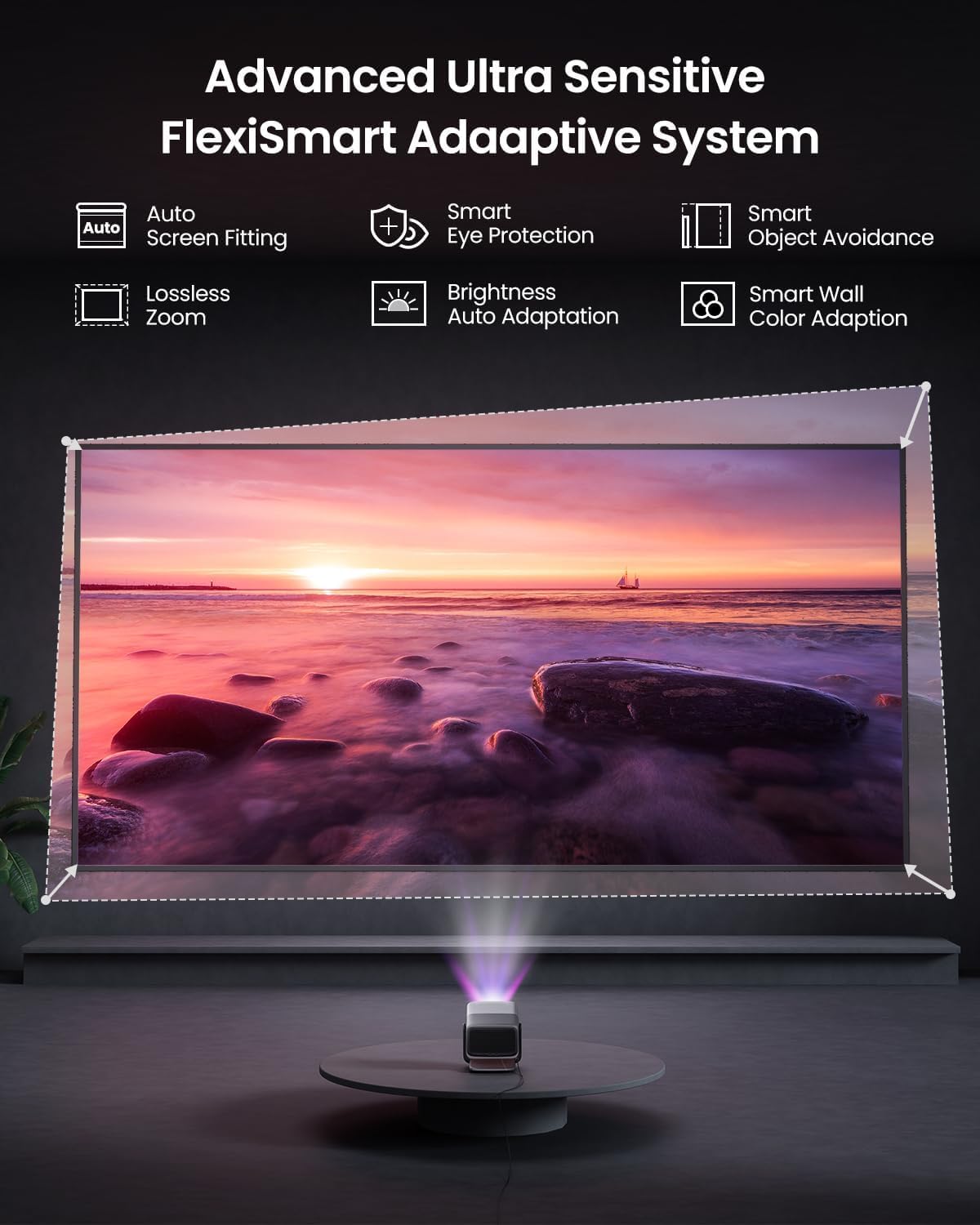 Detalle de JMGO N1S Ultimate 4K Triple Laser Projector: A serious home cinema with Google TV