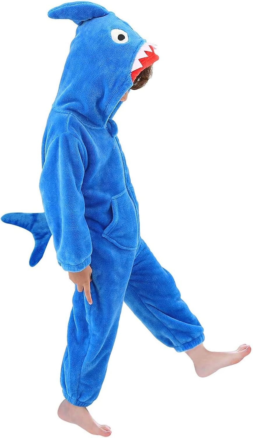 Thumbnail 5 de LOLANTA Déguisement Requin Enfant – Mamelon/Combinaison en flanelle à capuche pour garçons et filles (2–7 ans)