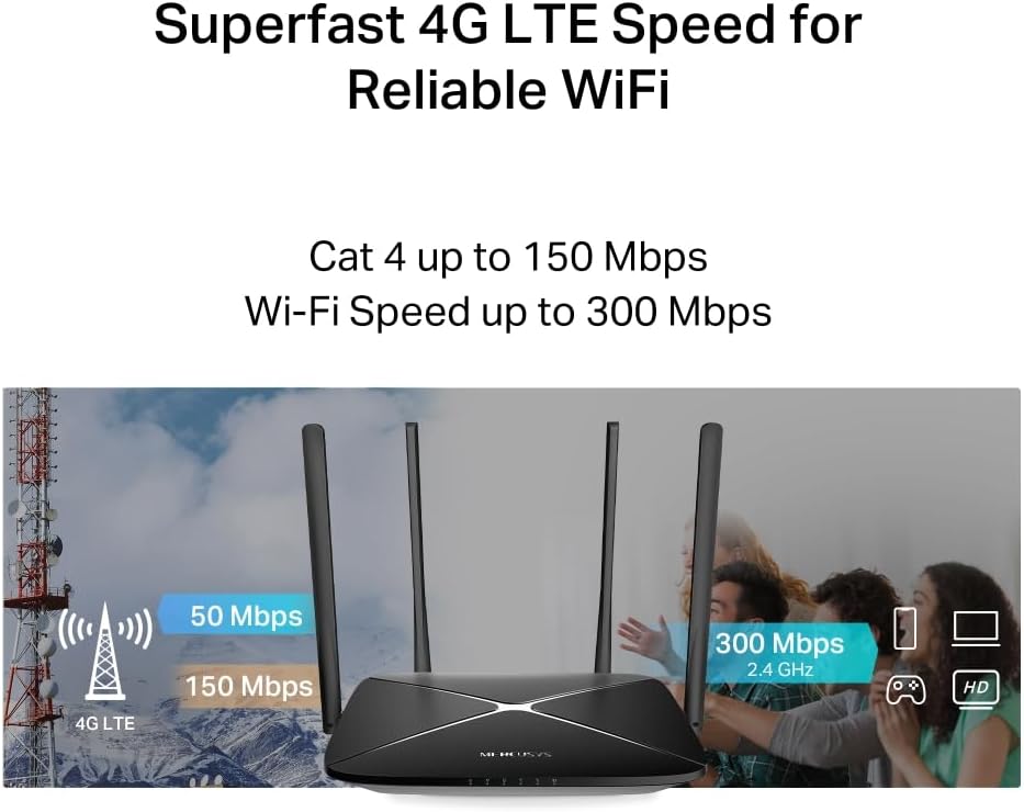 Thumbnail 6 de MERCUSYS MB115-4G 4G Router