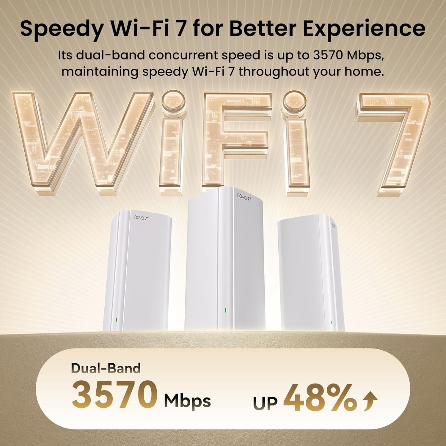 Thumbnail 2 de Tenda WiFi 7 Mesh System BE3600 (3-Pack)