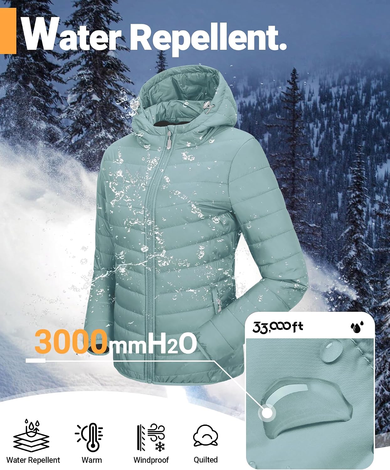 Detalle 2 de 33,000ft Women's Puffer Jacket