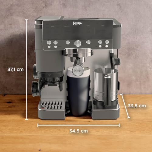 Thumbnail 8 de Ninja Luxe Café Premier 3-in-1-Kaffeemaschine mit Mahlwerk & Aufschäumer – Gunmetal
