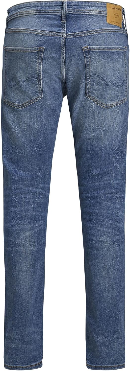 Detalle 2 de JACK & JONES Jean Slim Droite JJitim Jjoriginal AM 781 blue denim 32/34