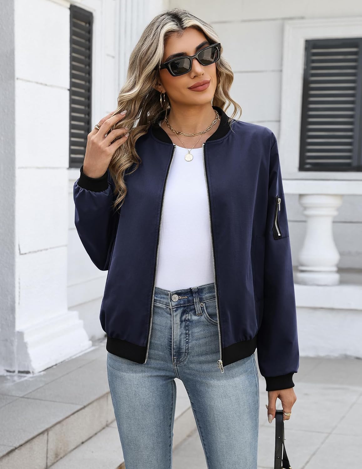 Detalle 2 de HOTOUCH Women's Casual Jacket, Polyester