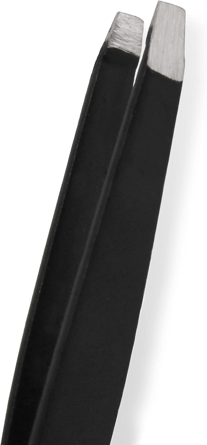 Detalle 2 de Amazon Basics Mini Eyebrow Tweezers (3-Pack) with Pointed and Square Tips