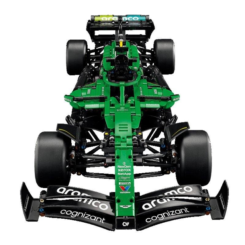 Detalle de LEGO Technic Coche de F1 Aston Martin Aramco AMR25 42240 — 1547 piezas, 1:8