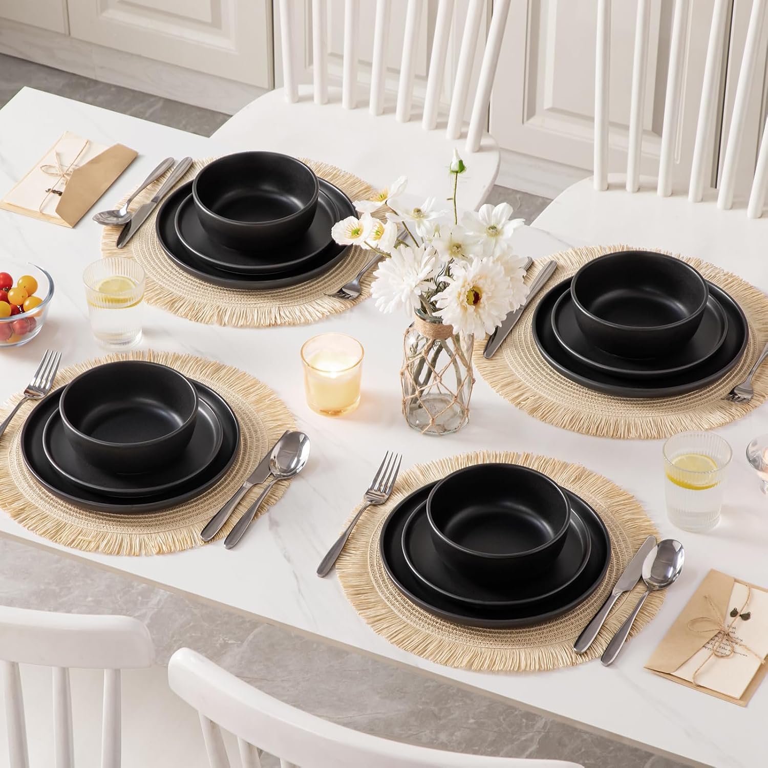 Thumbnail 5 de vancasso Black Dinner Set 12‑piece