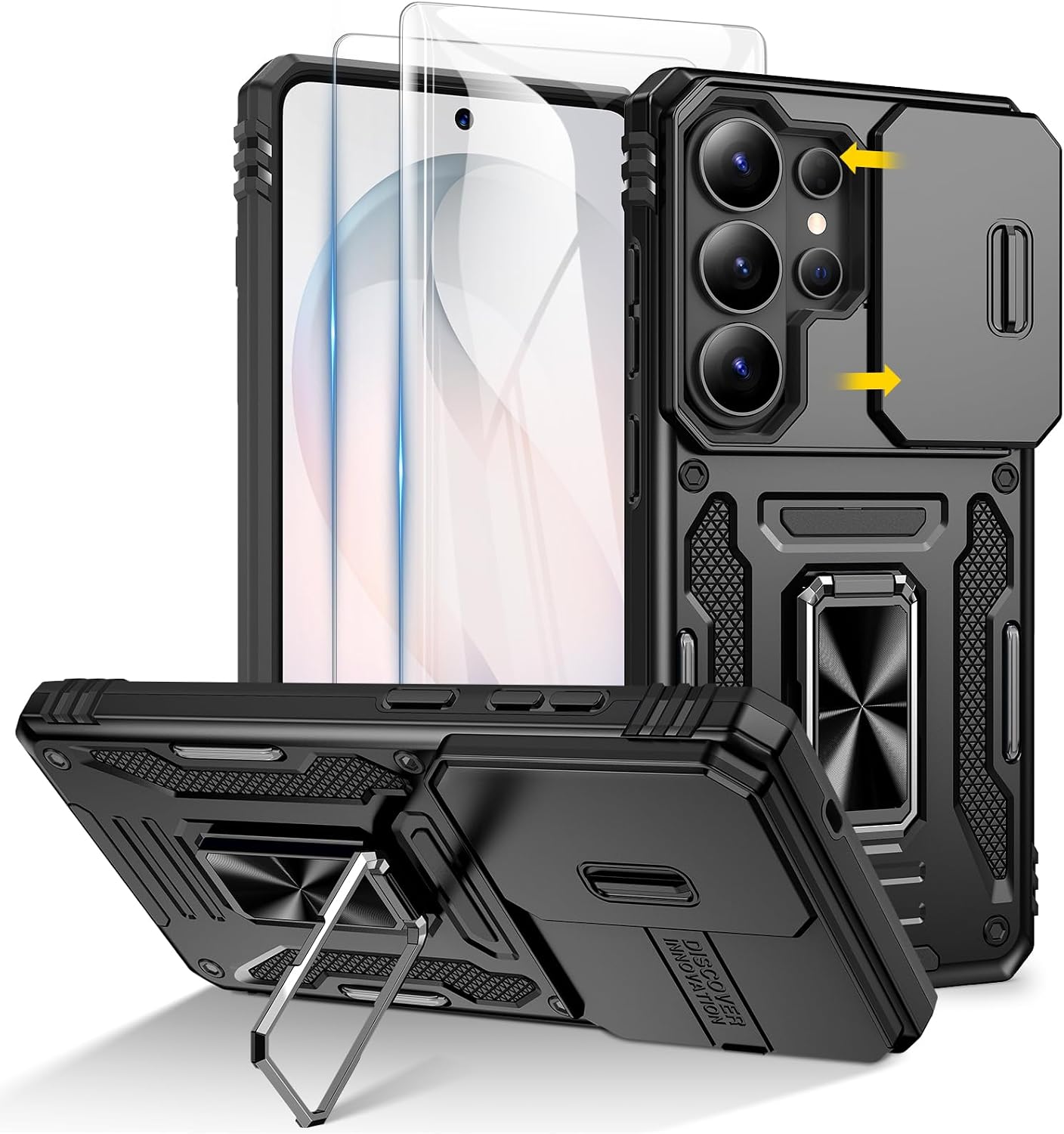 Detalle de Doeshine S26 Ultra Case with 360° Ring Stand