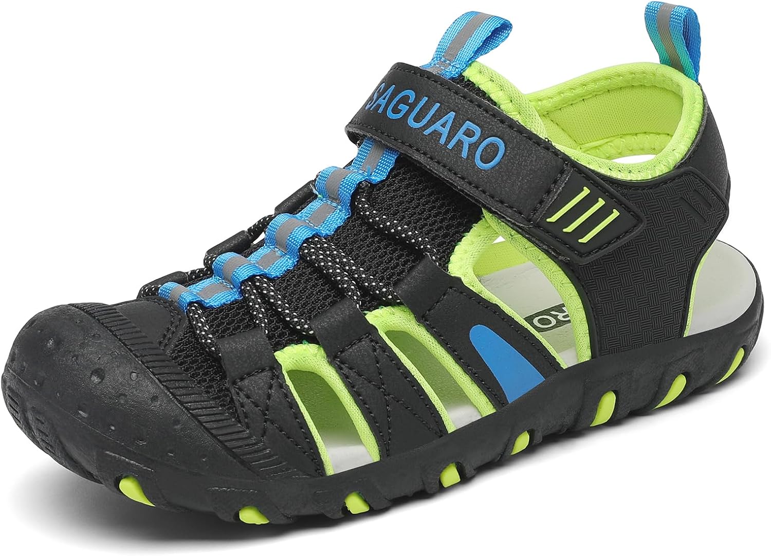 Detalle de SAGUARO Sandalen Jungen Geschlossene Trekkingsandalen – sicher, atmungsaktiv und leicht