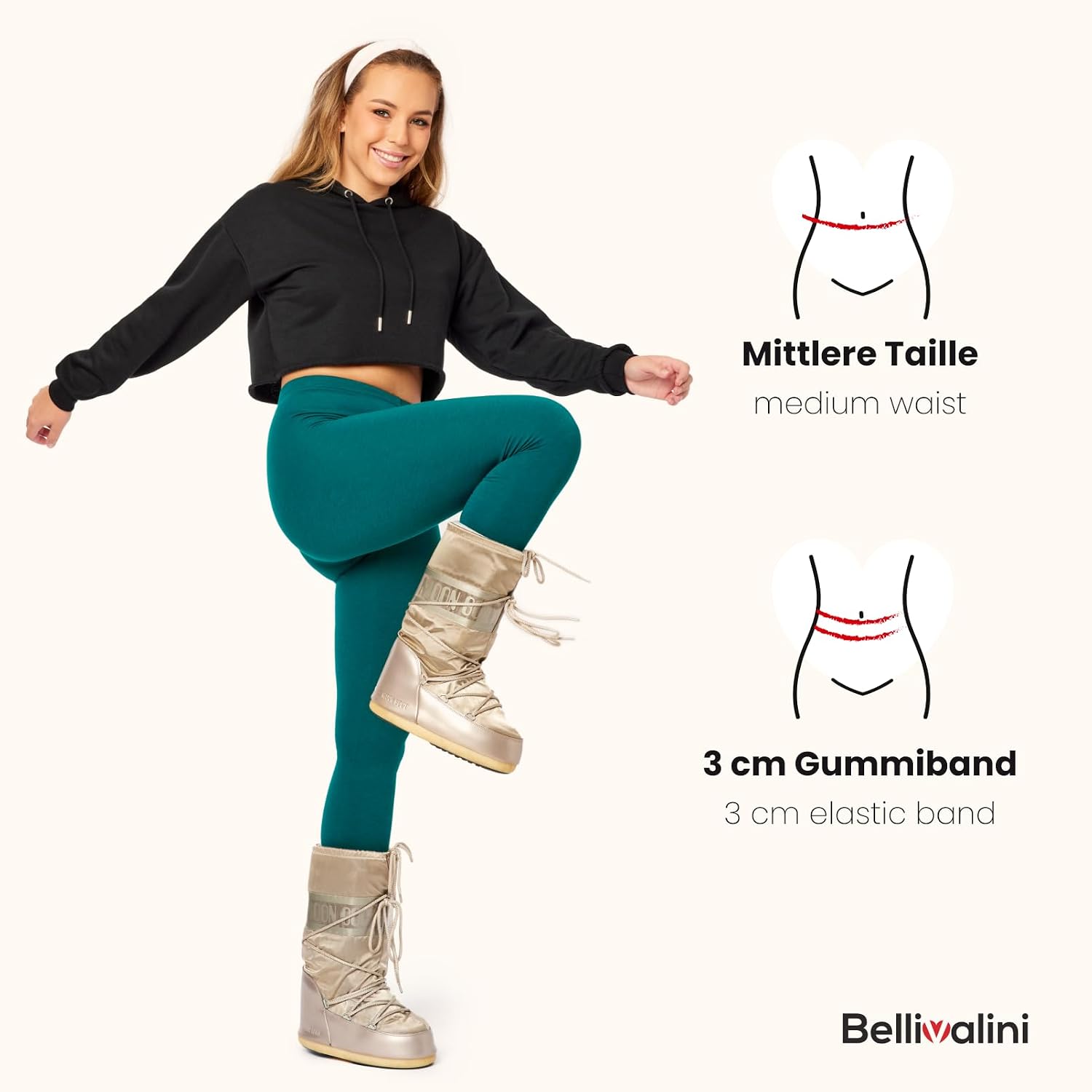 Detalle 1 de Bellivalini BLV50-321 Leggings thermiques femme