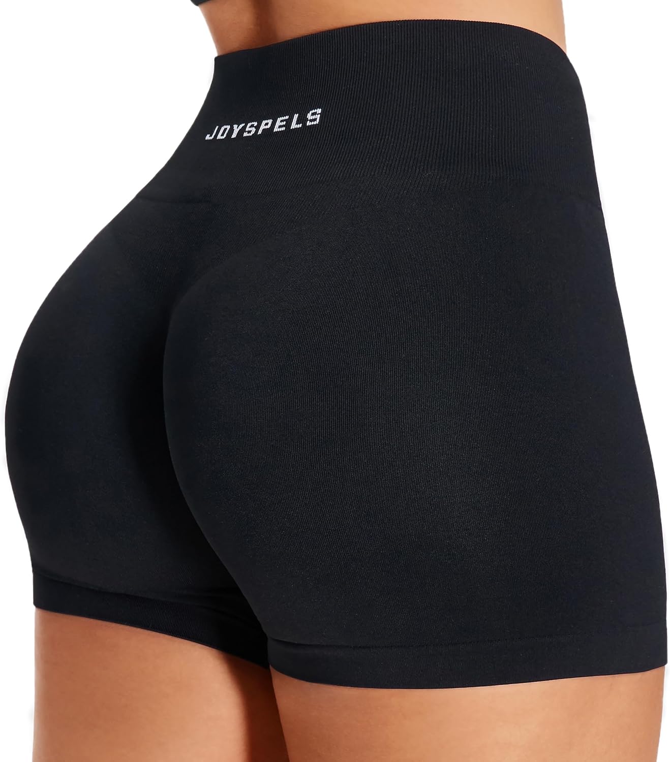 Thumbnail 2 de JOYSPELS Womens Seamless High-Waist Gym Shorts