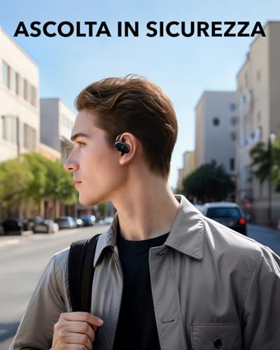Detalle 2 de Soundcore V20i di Anker: cuffie Bluetooth open-ear con ganci rotanti