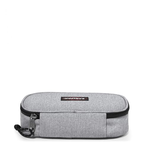 Detalle de Eastpak OVAL XL Single Federmäppchen Sunday Grey – Großes Organizer-Mäppchen mit robustem Reißverschluss