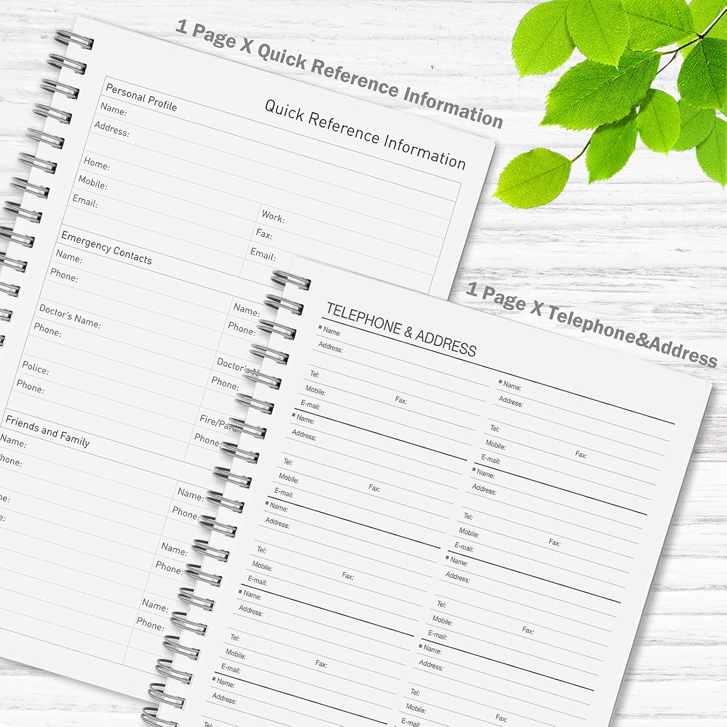 Detalle 1 de Asten Undated Daily Planner, A5 Gray, Hourly Schedule, PVC Cover