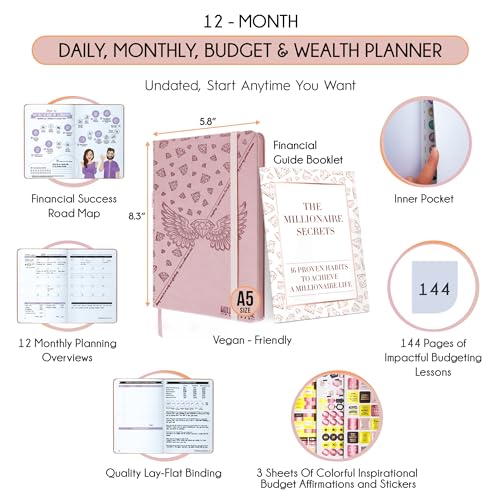 Detalle 2 de Budget Planner and Monthly Bill Organizer โ 12-Month Finance Planner ๐