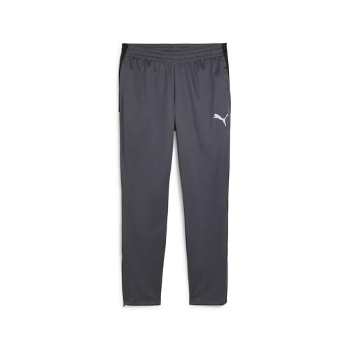 Detalle de PUMA IndividualLIGA Training Pants – Pantaloni da allenamento da uomo, Galactic Gray-Yellow Alert