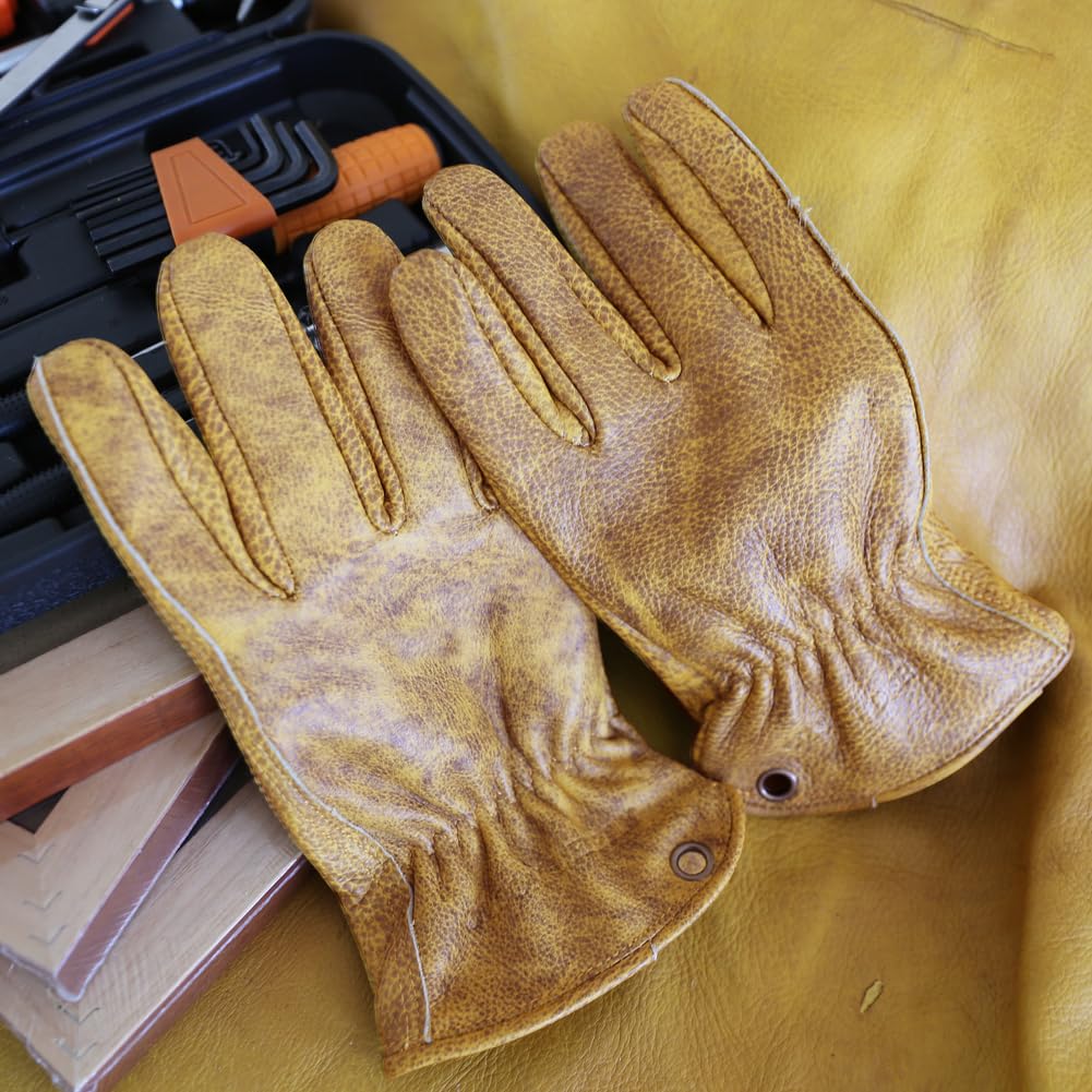 Detalle 2 de OLSON DEEPAK Cowhide Leather Work Gloves Large