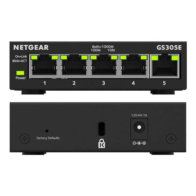 Thumbnail 3 de Netgear GS305E Switch gestionado 5 puertos Gigabit
