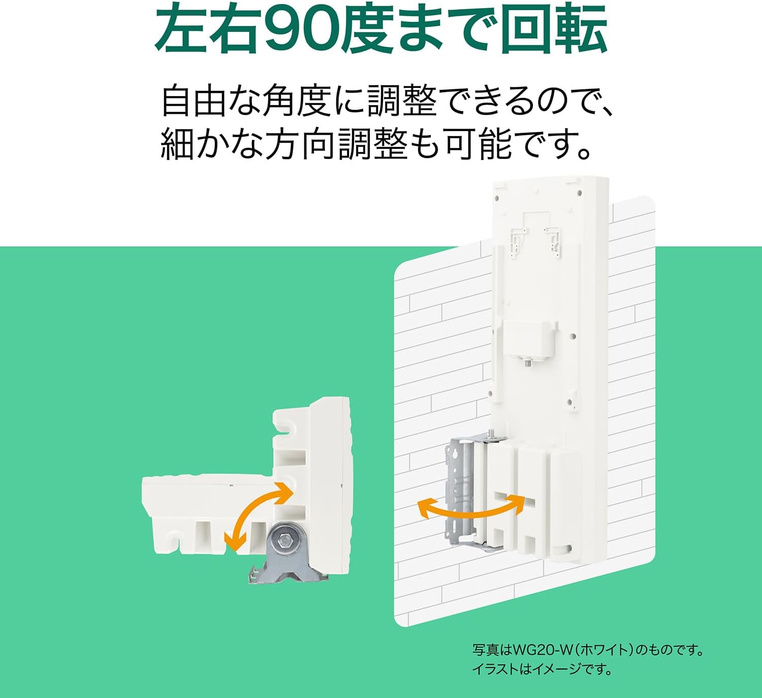 Detalle 2 de サン電子 WG20-G-EC 地デジ用UHF平面アンテナ 20素子・水平偏波用・グレージュ