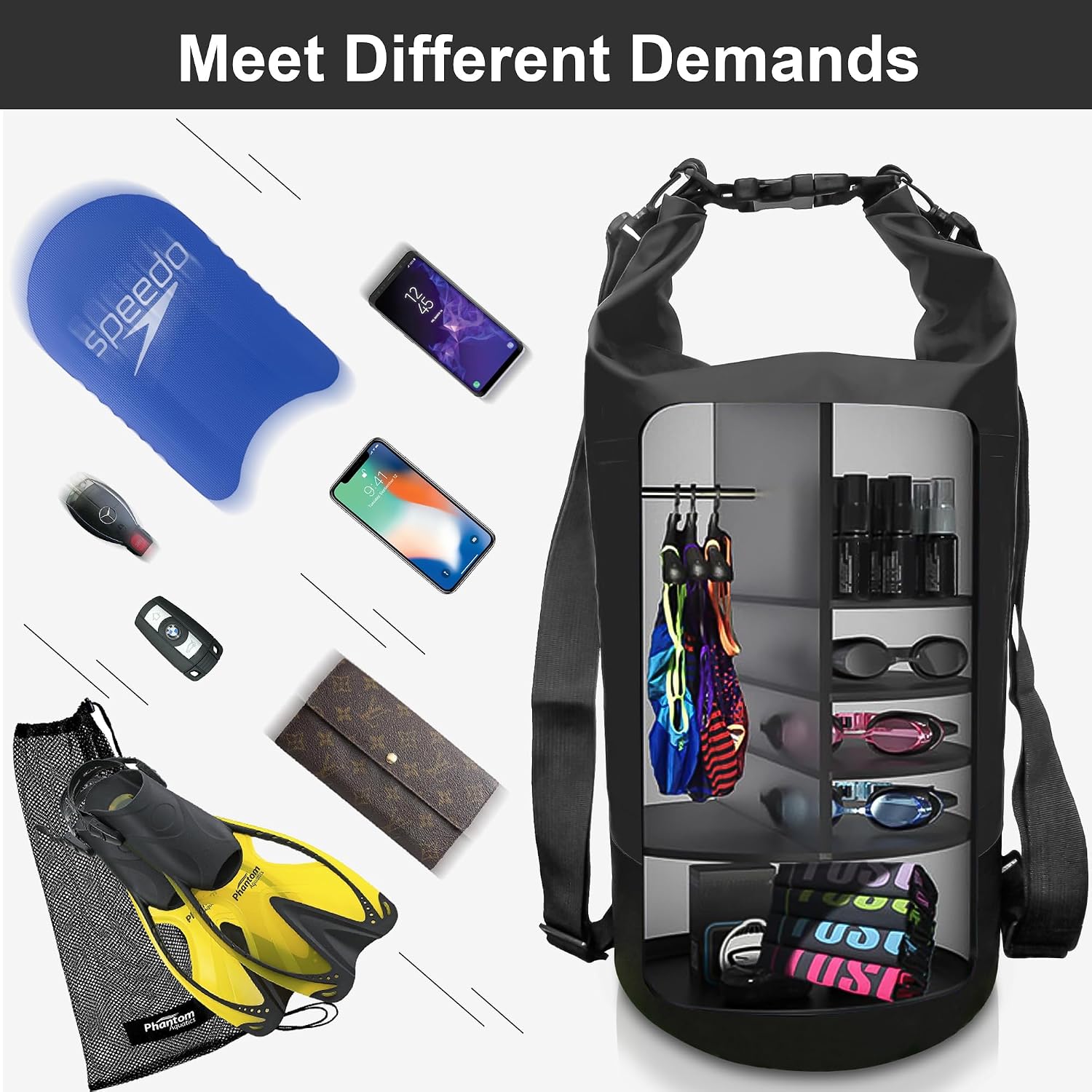 Detalle 2 de Waterproof Dry Bag 20L backpack