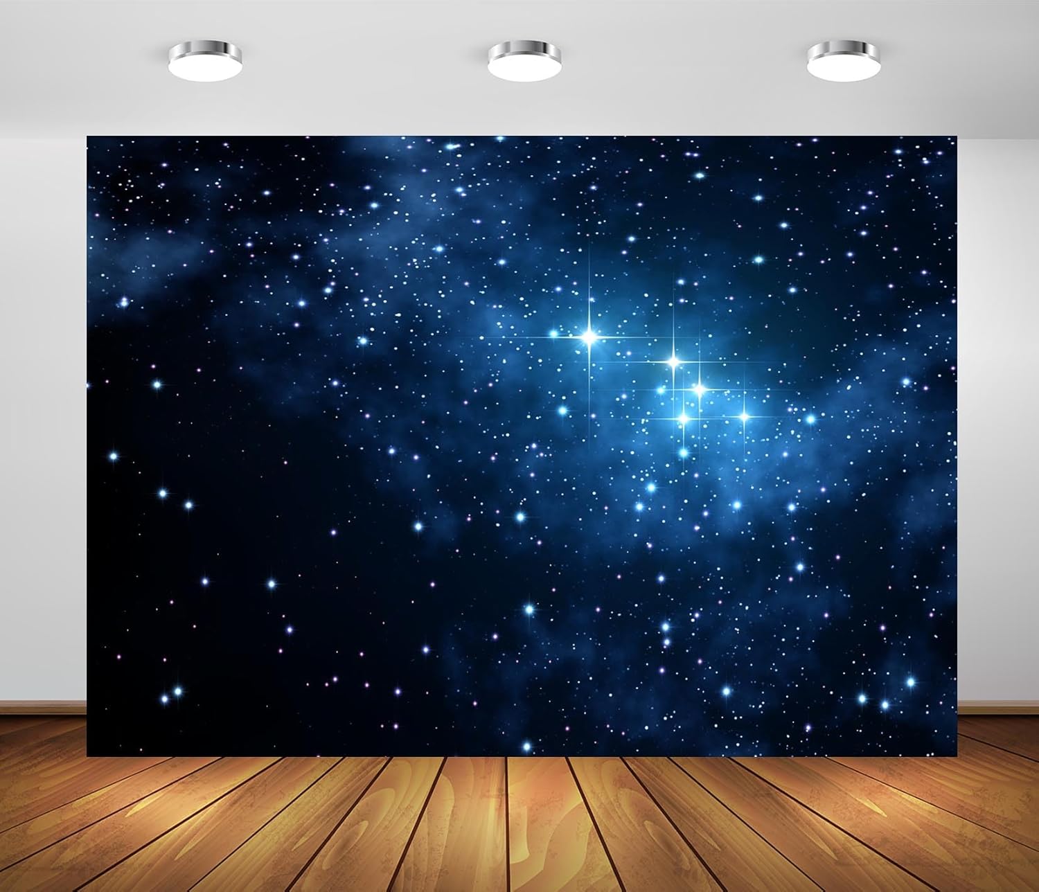 Thumbnail 2 de CORFOTO 3x2.5m Starry Backdrop: Night Sky Photography Backdrop for Portraits and Events