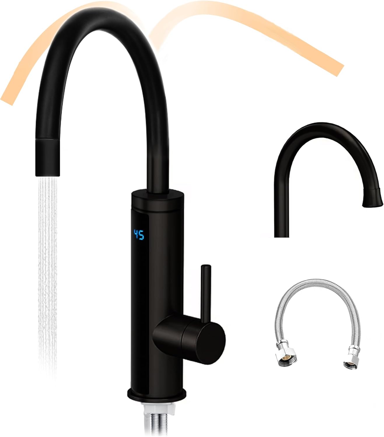 Detalle de HOGART Elektrische Wasserhahn 230 V 🚰
