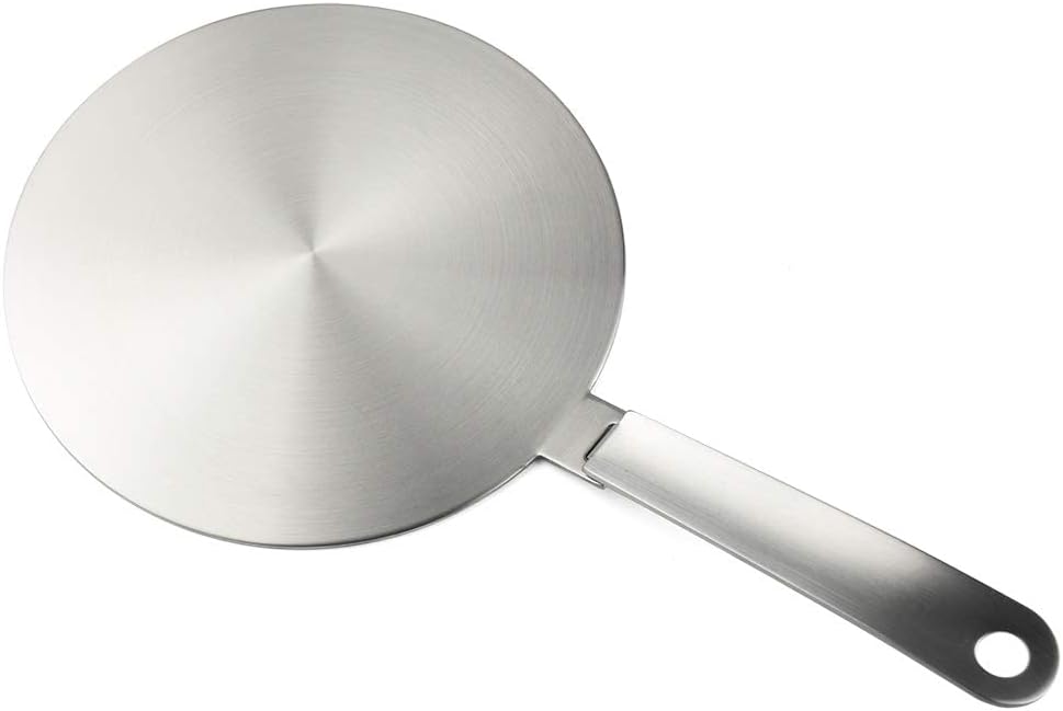 Detalle de RUNZI Hob-Three-20cm inductiewarmteverdeler, drielaags en met afneembaar handvat