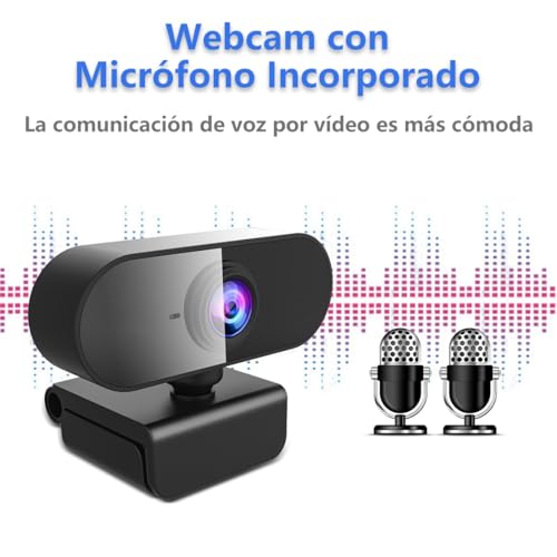 Detalle de DDKJ Webcam 1080p con Autofocus