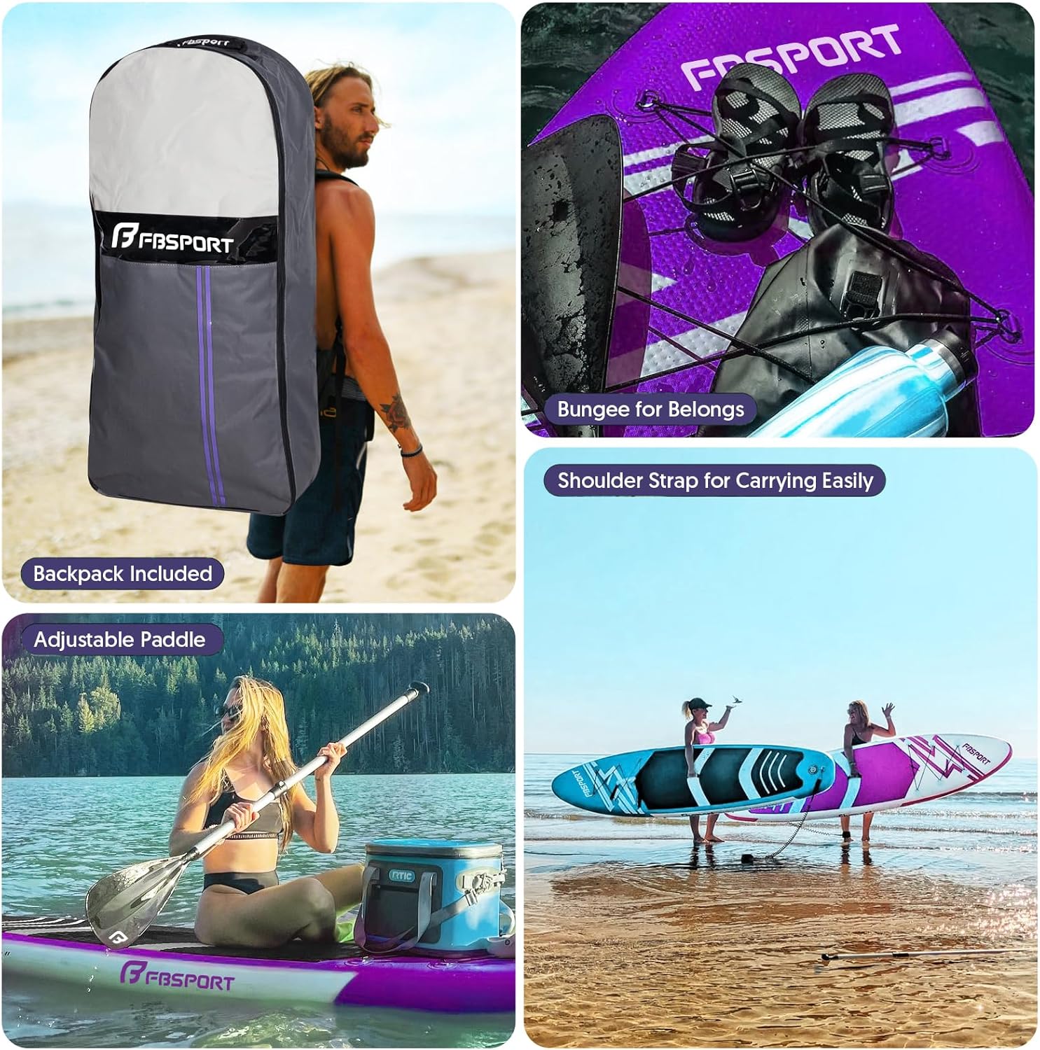Thumbnail 5 de FBSPORT 11' Premium Stand Up Paddle Board