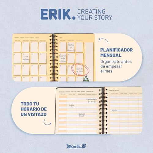 Detalle de Grupo Erik Agenda Dragon Ball 2026/2027 Semana Vista