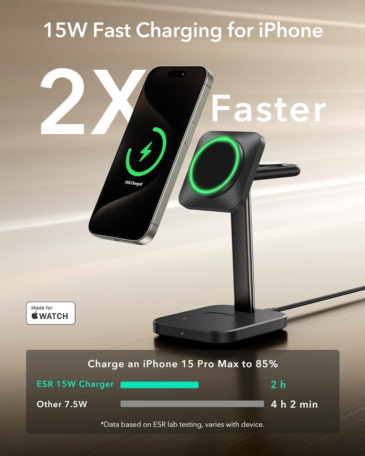 Thumbnail 2 de ESR 3-in-1 Wireless Charging Station
