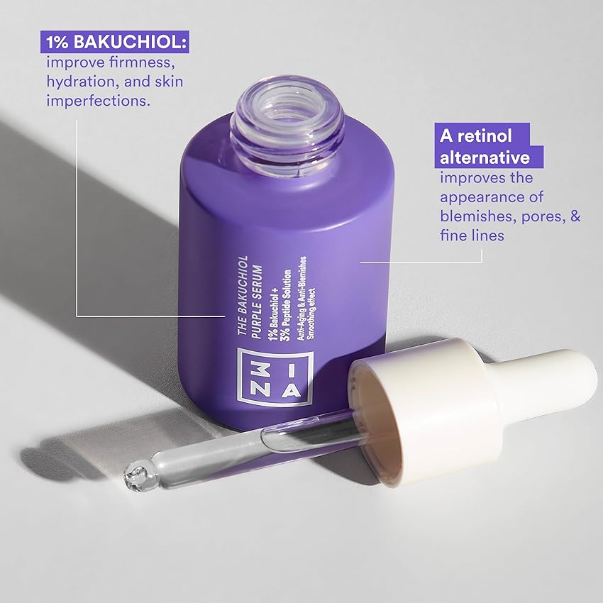 Thumbnail 1 de 3INA MAKEUP The Bakuchiol Purple Serum 1% bakuchiol
