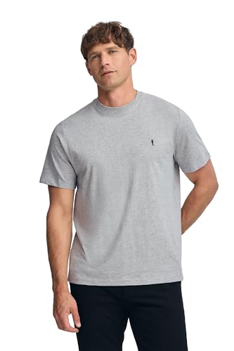 Detalle de Polo Club Camiseta básica Gris vigoré de algodón con Logo Rigby Go para Hombre
