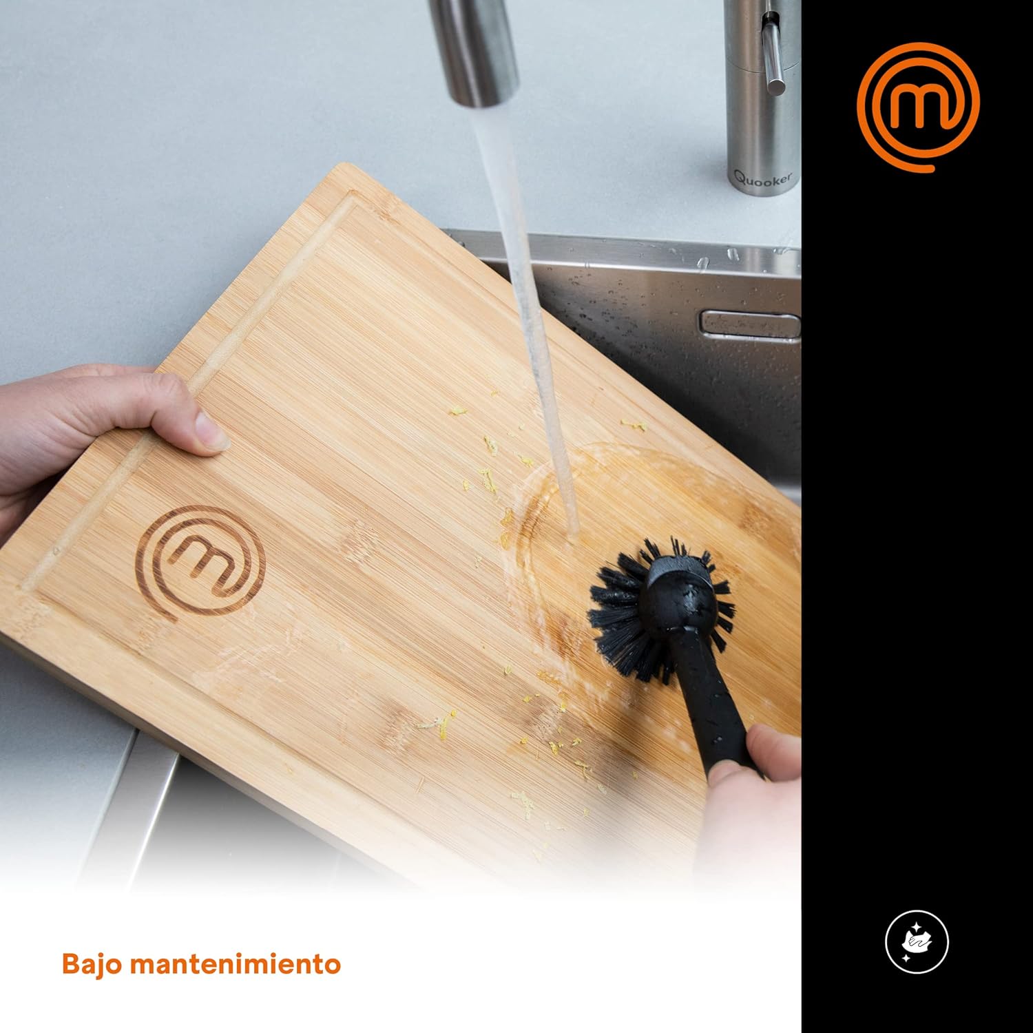 Thumbnail 6 de MasterChef Tabla de Corte de Bambú 🥘 Sostenible y Antideslizante