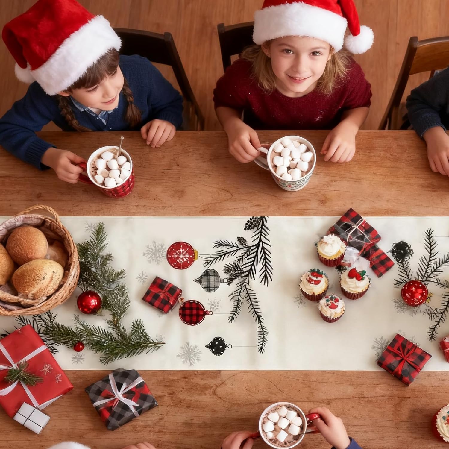Thumbnail 2 de TAIANJI Christmas Table Runner 180x33cm