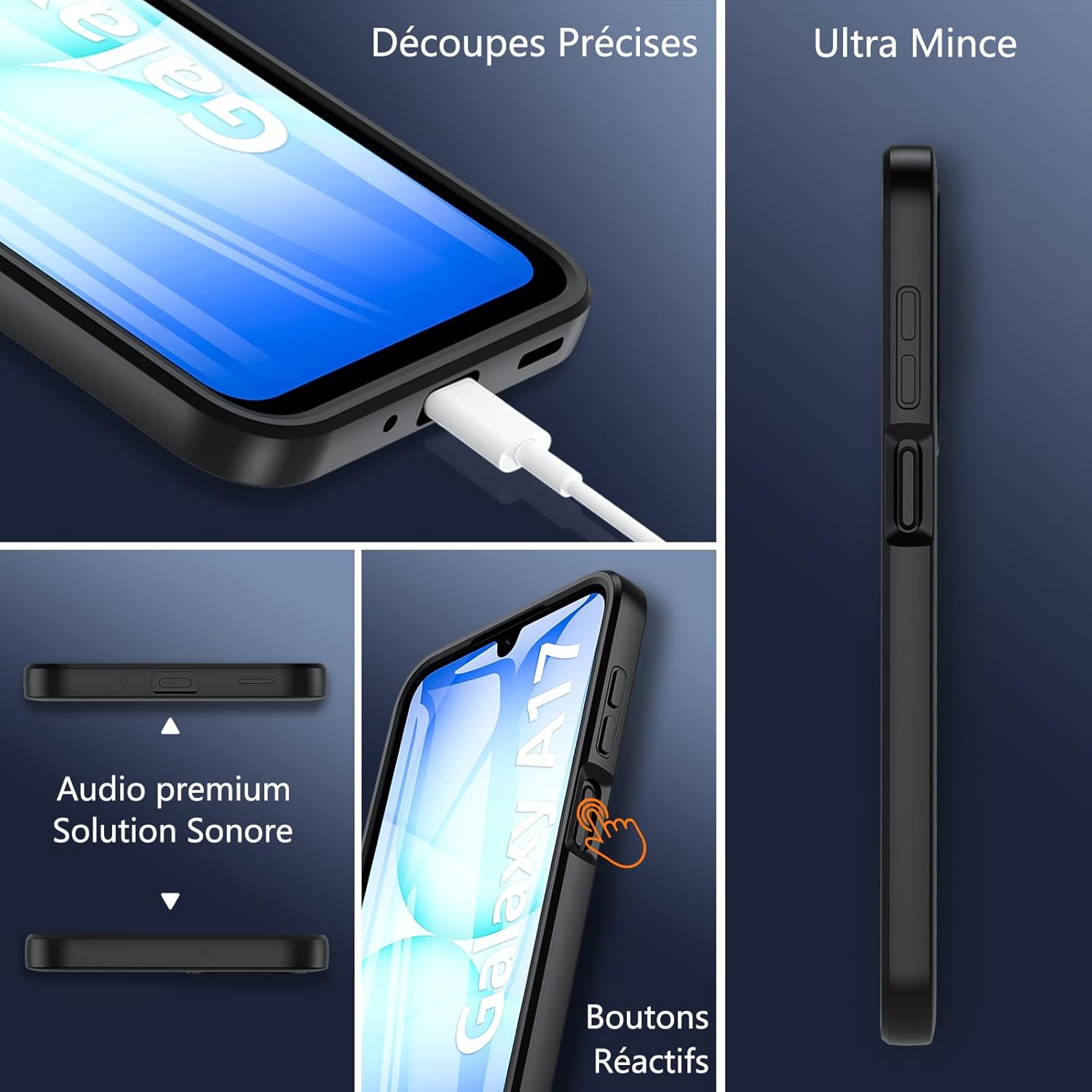 Thumbnail 3 de RC1WD Coque Samsung A17 360°