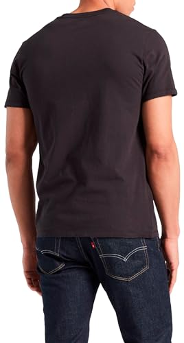 Detalle de Levi's Big & Tall Original Housemark Tee, Uomo, Mineral Black, 1XL