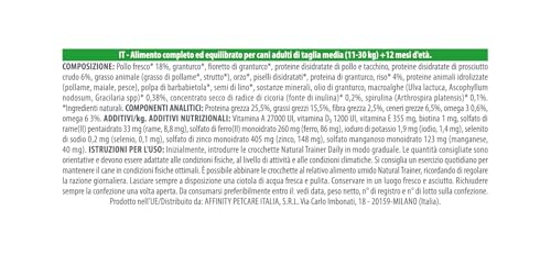 Detalle 2 de Trainer Natural Cibo per Cani Medium Adult, Prosciutto Crudo – 3 Kg