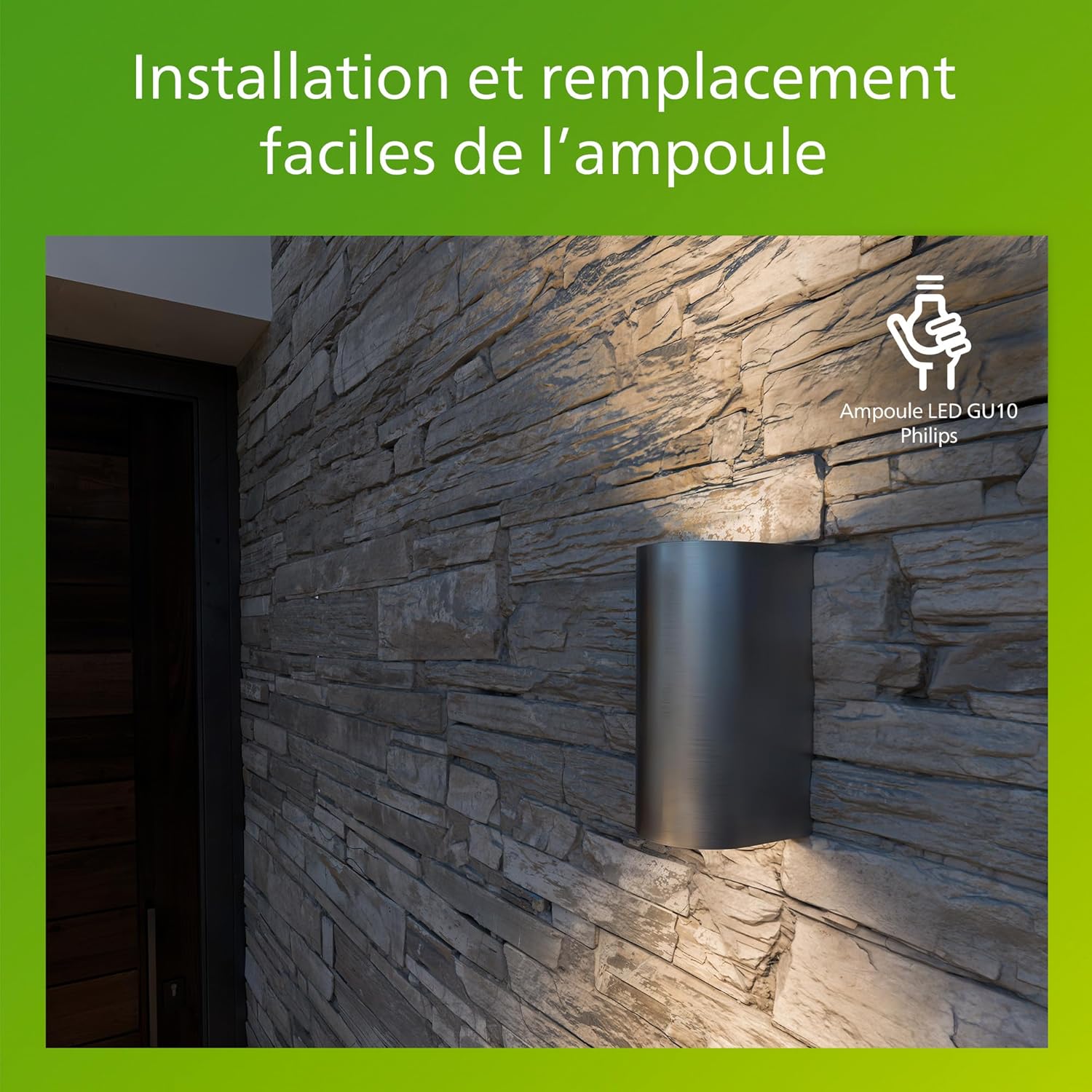 Thumbnail 6 de Nightingale wall lantern inox – applique murale extérieure élégante en aluminium
