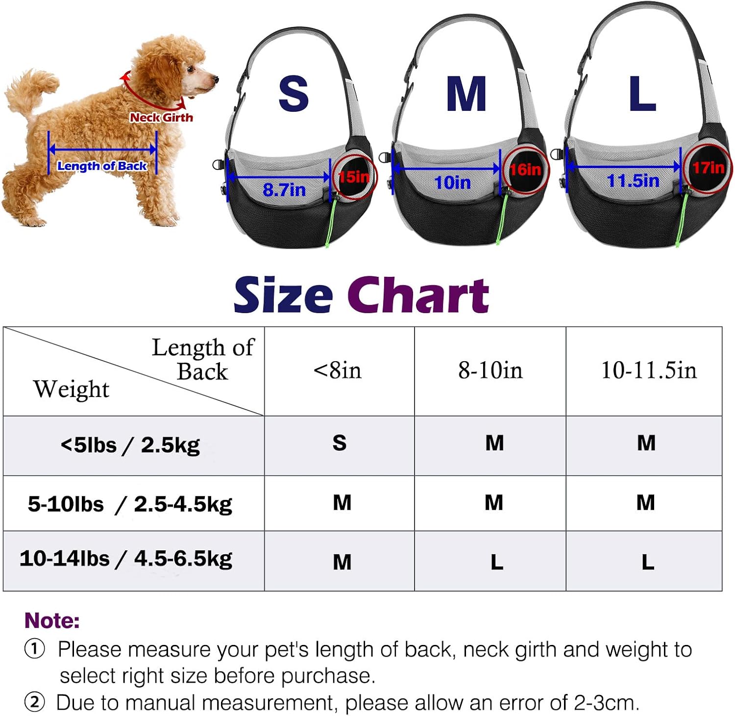 Detalle de Pawaboo XL – regulowana torba dla psa z siatki i tkaniny Oxford
