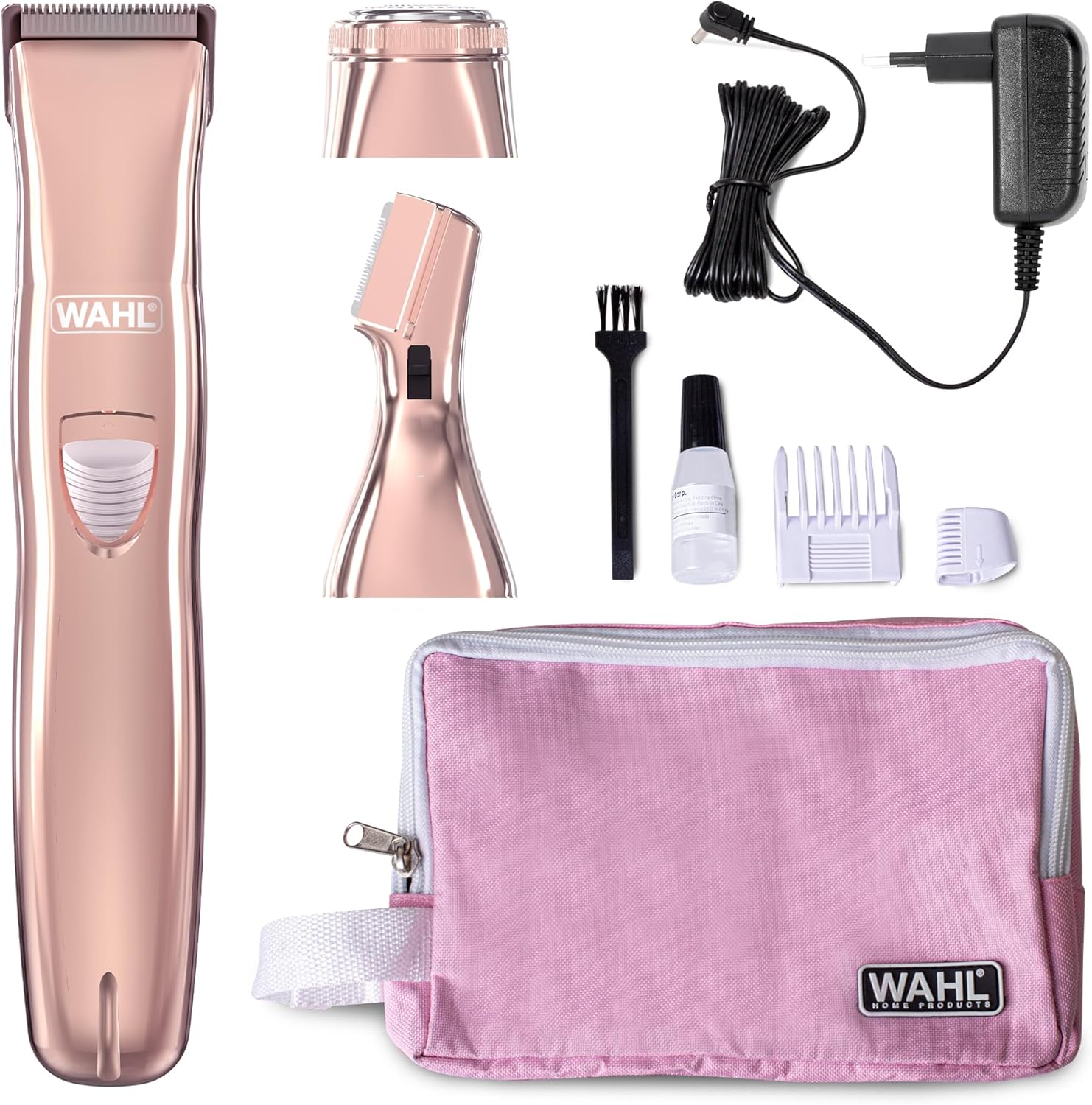 Detalle de WAHL Ladies Face & Body Hair Remover: rasoio 3 in 1 per una depilazione delicata e praticità in viaggio