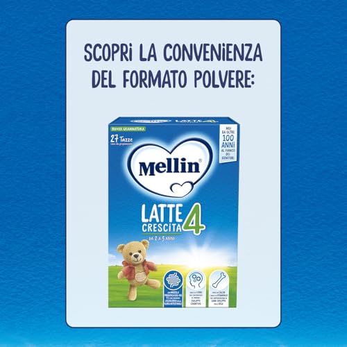 Thumbnail 5 de Mellin 4 Latte Crescita Liquido 6x1L — Pronto all'uso per Bambini dai 24 mesi