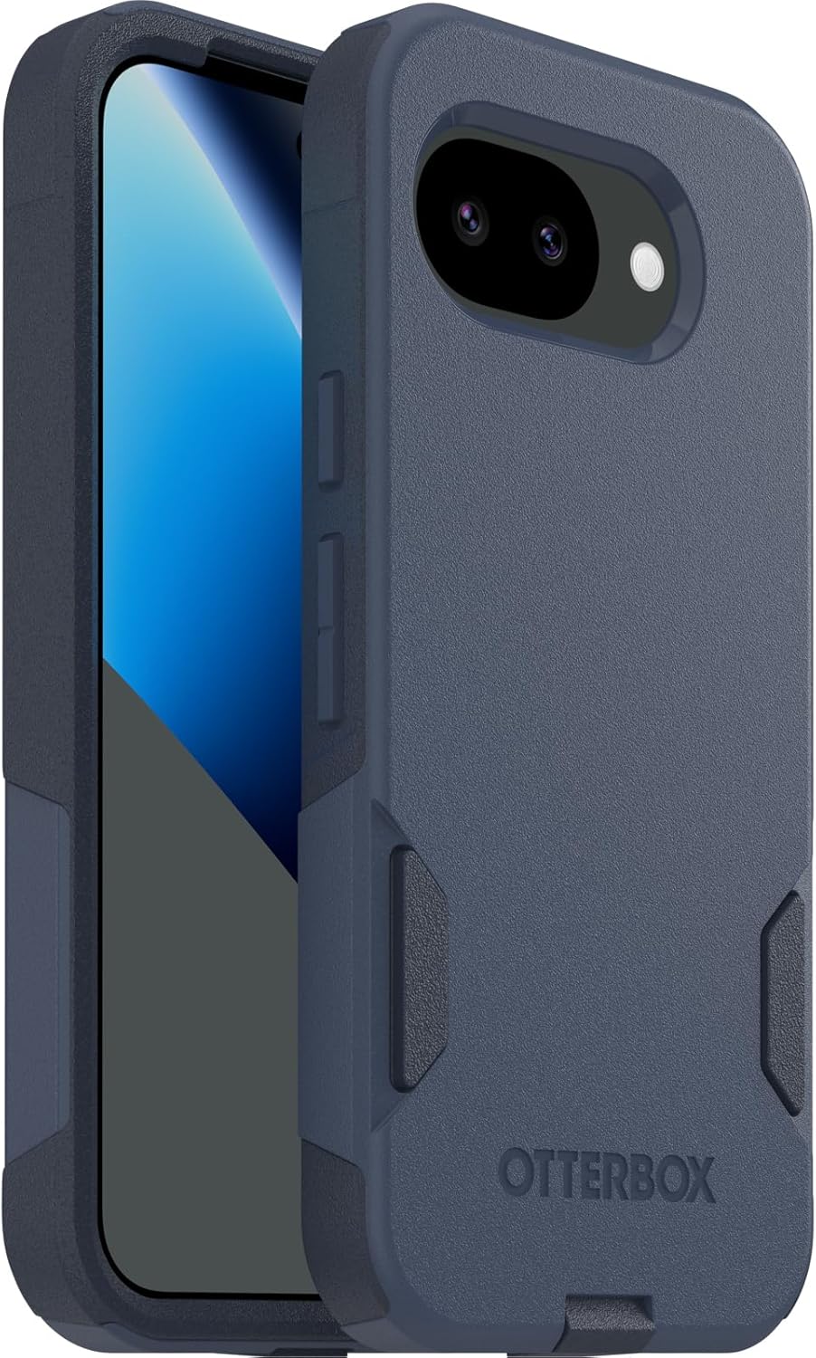 Detalle de OtterBox Commuter Case for Google Pixel 10a (Blue) – shockproof, drop-tested protection