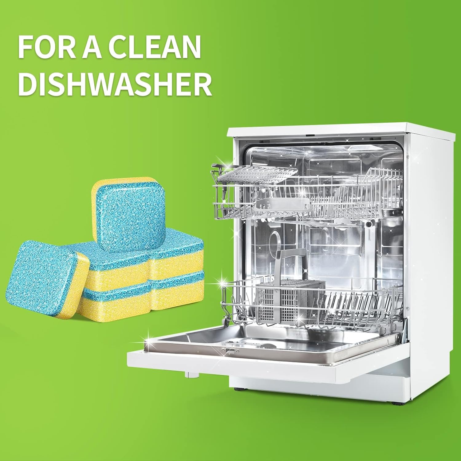 Detalle 2 de NATRUTH 1 Dishwasher Cleaner Tablets, 30-Pack, Lemon Scent