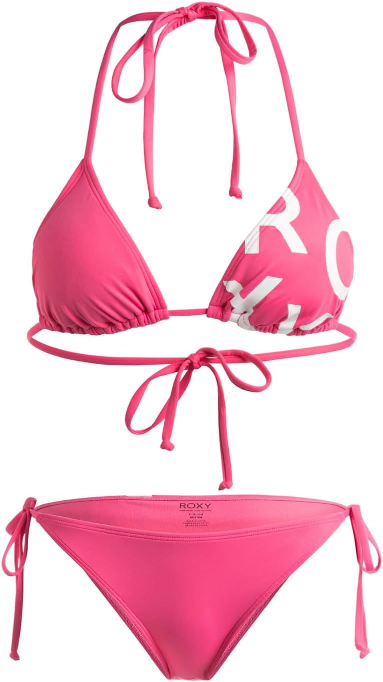 Thumbnail 6 de Roxy Beach Classics Tie Side-Triangle Bikini Set per Donne Giovani – stile e comfort in spiaggia