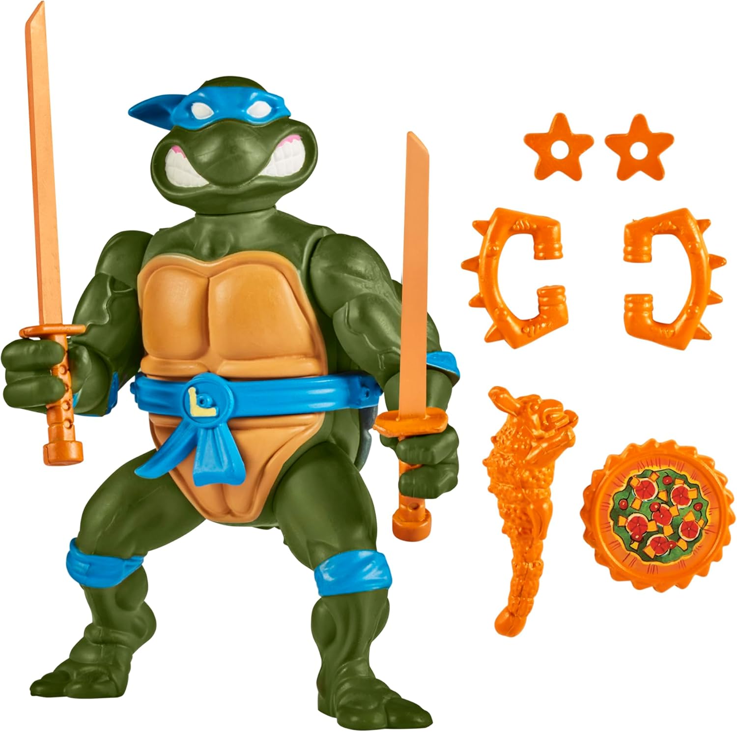 Thumbnail 1 de Tortues Ninja – Figurine articulée Leonardo 10 cm, édition officielle Giochi Preziosi