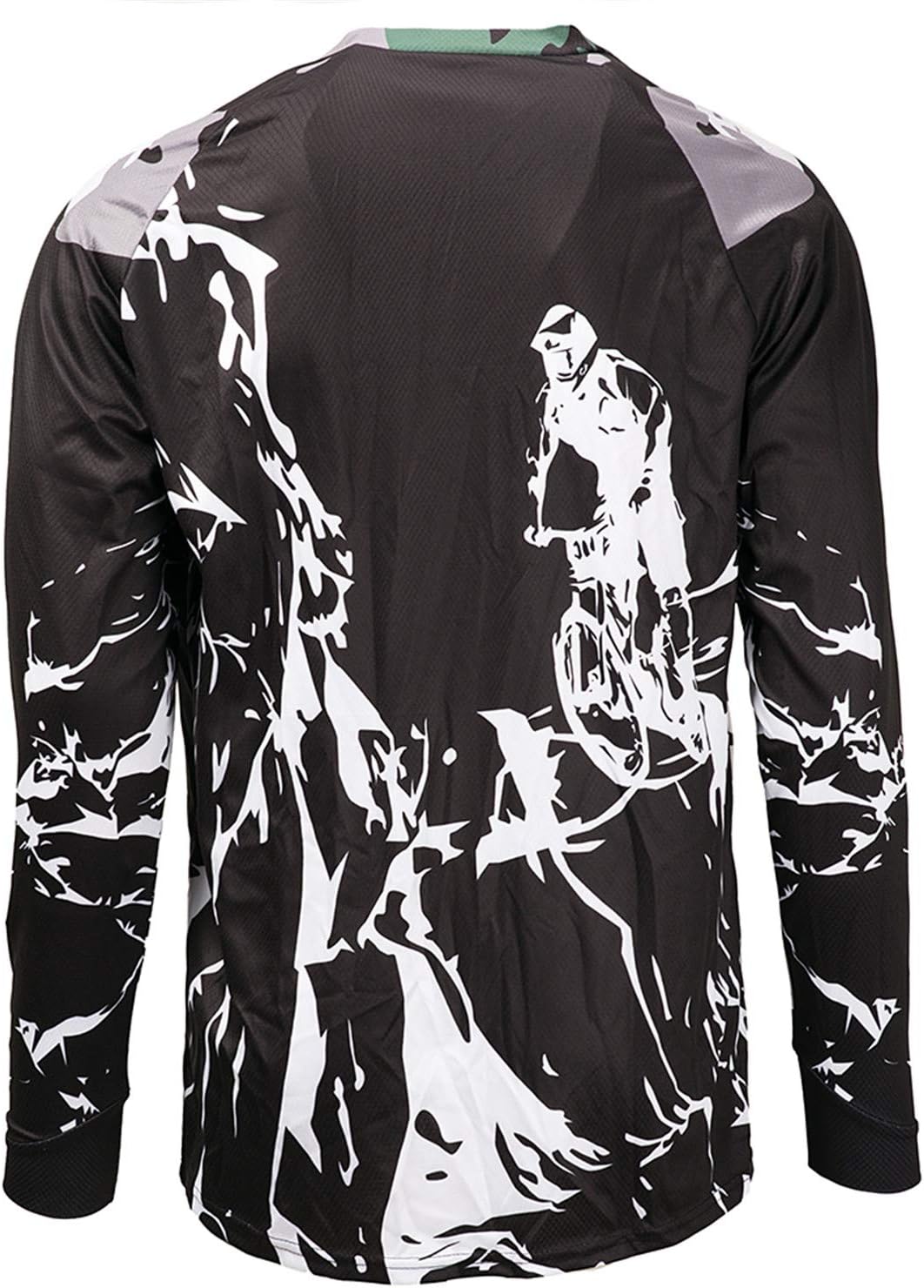 Thumbnail 2 de PSPORT Dirt Bike Shirts for Men: Motocross Long Sleeve Jersey for Off-Road Riding